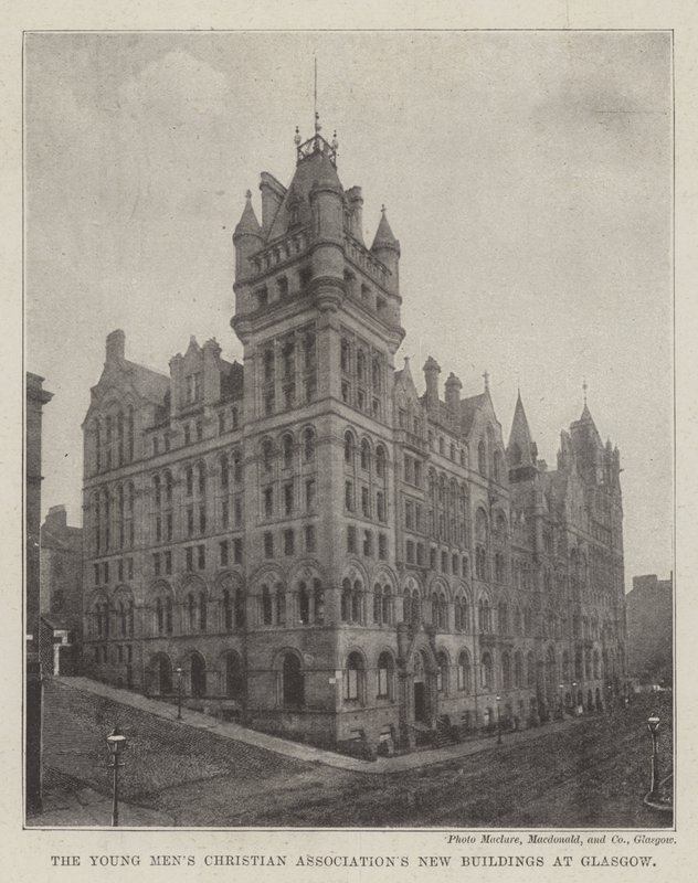 The Young Men Christian Associations New Buildings at Glasgow av English Photographer