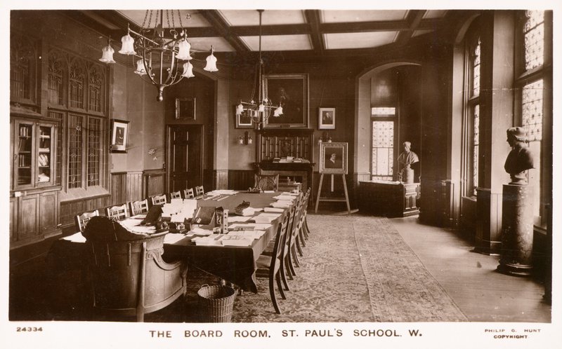 Styrerommet til St Pauls School av English Photographer