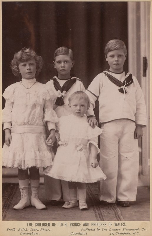 Barna til Albert Edward og prinsesse Alexandra av English Photographer