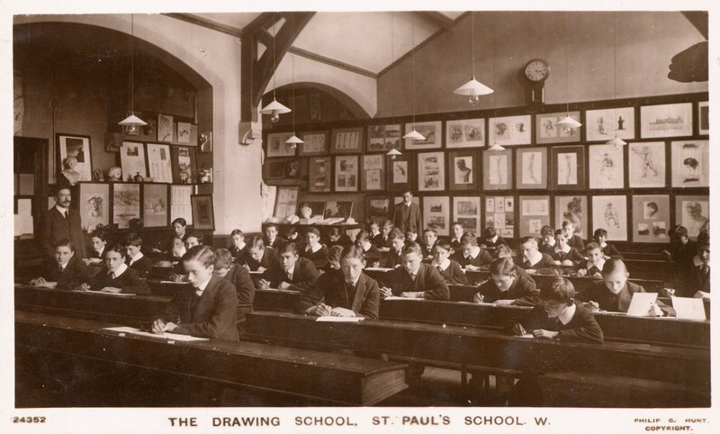 Tegneskolen til St Pauls School av English Photographer