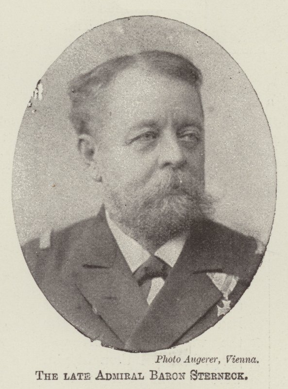 Avdøde admiral baron Sterneck av English Photographer