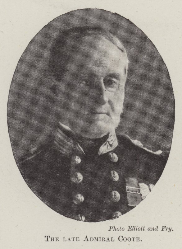 Avdøde admiral Coote av English Photographer