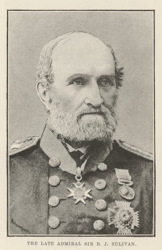Avdøde admiral Sir B J Sullivan av English Photographer