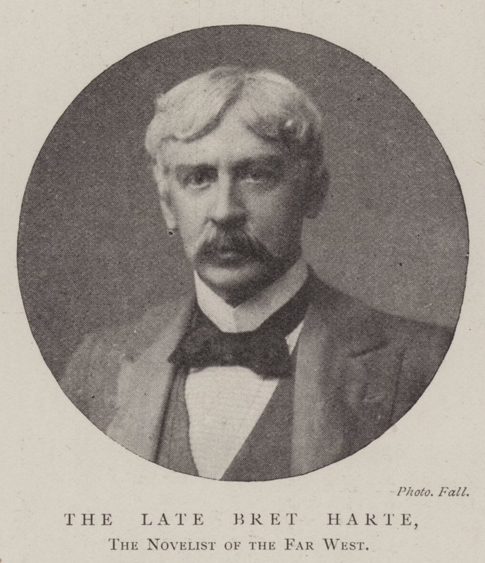 Avdøde Bret Harte, romanforfatteren i det fjerne vesten av English Photographer