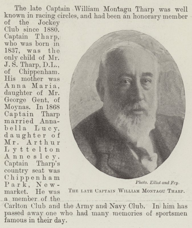 Avdøde kaptein William Montagu Tharp av English Photographer
