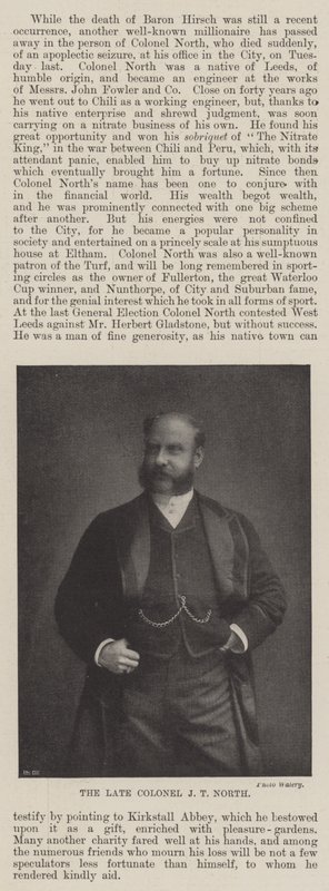 Avdøde oberst JT North av English Photographer