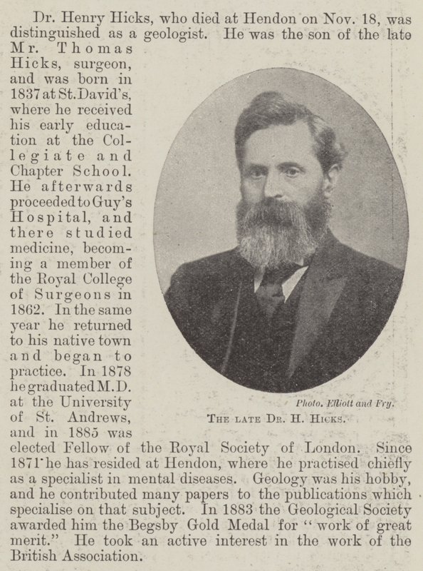 Avdøde Dr H Hicks av English Photographer