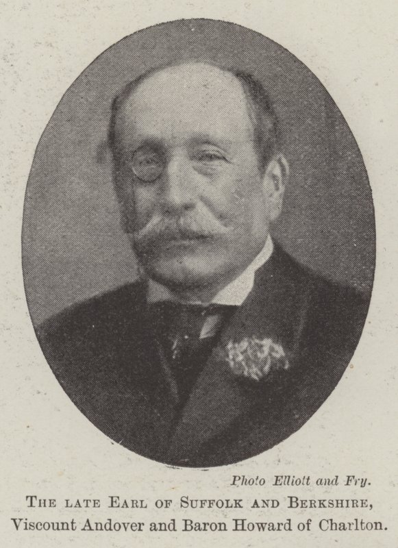 Den avdøde jarlen av Suffolk og Berkshire, viscount Andover og baron Howard av Charlton av English Photographer