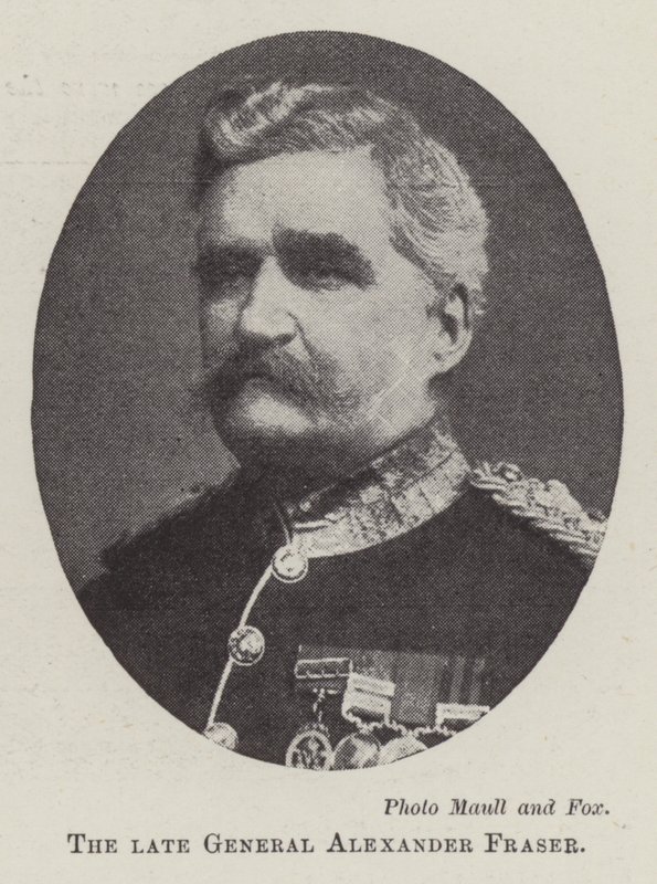 Avdøde general Alexander Fraser av English Photographer