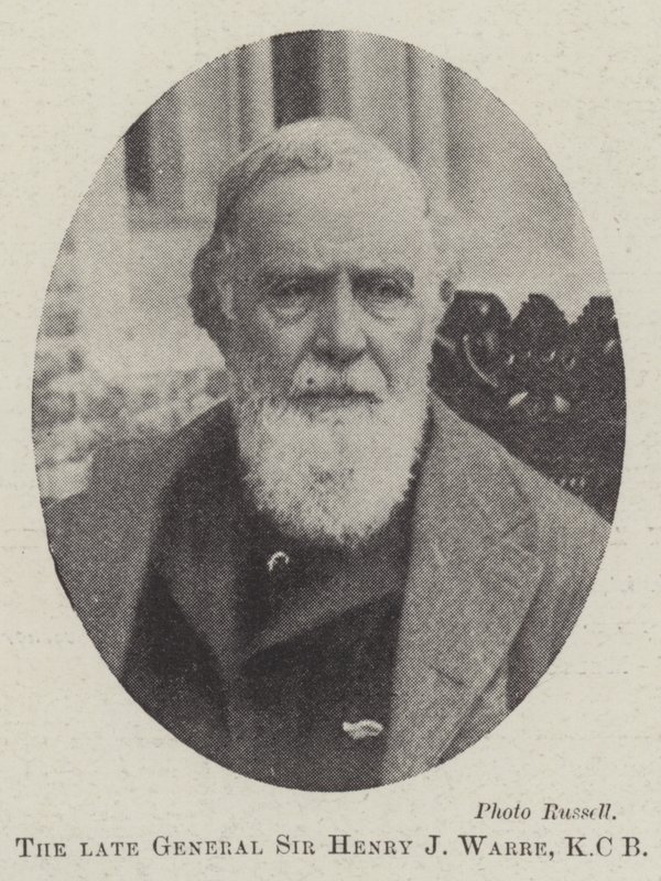 Avdøde general Sir Henry J Warre, KCB av English Photographer