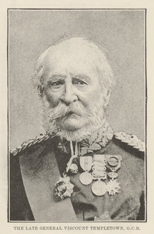 Den avdøde general Viscount Templetown, GCB av English Photographer