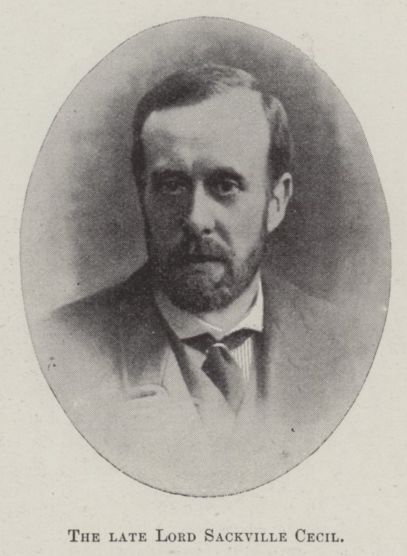 Avdøde Lord Sackville Cecil av English Photographer