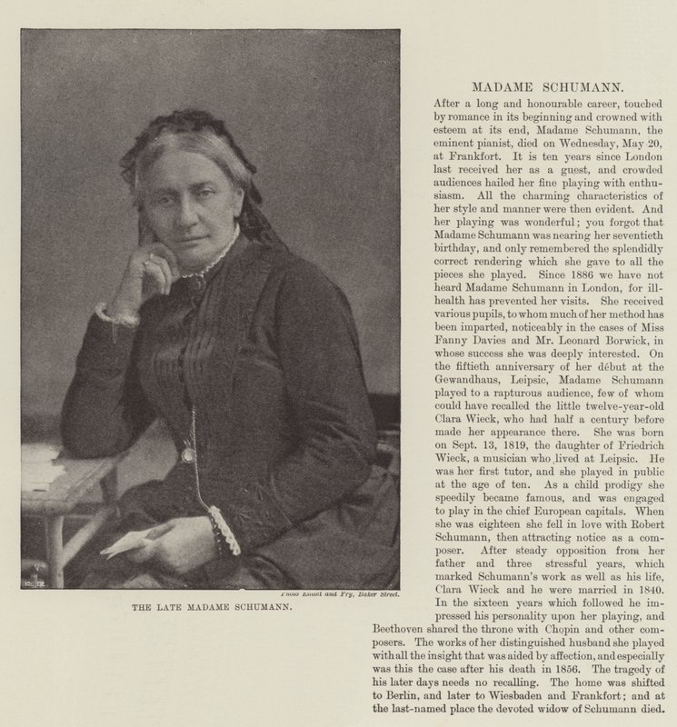 Avdøde Madame Schumann av English Photographer