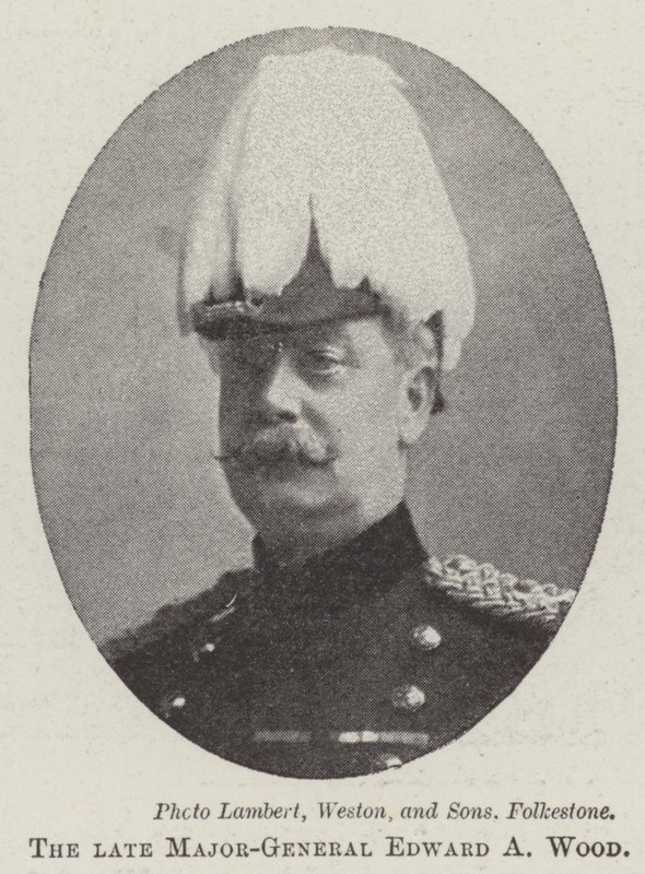 Avdøde generalmajor Edward A Wood av English Photographer