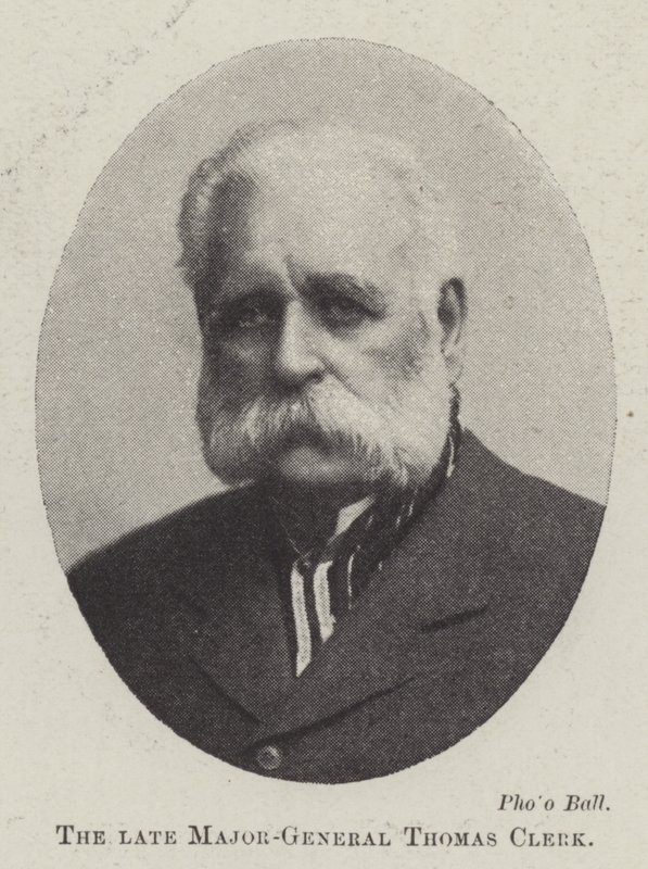 Avdøde generalmajor Thomas Clerk av English Photographer