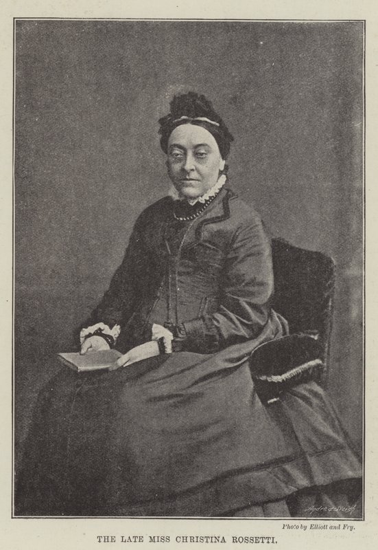 Avdøde frøken Christina Rossetti av English Photographer