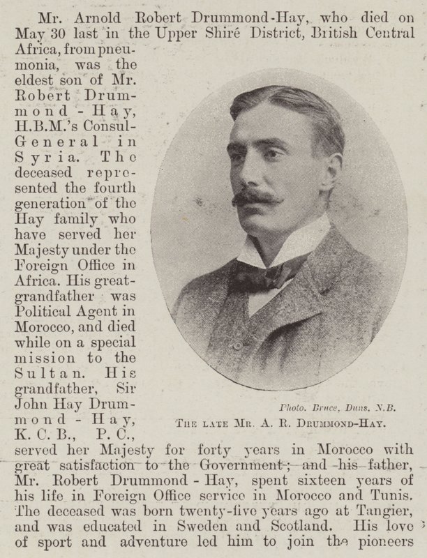 Avdøde Mr A R Drummond-Hay av English Photographer