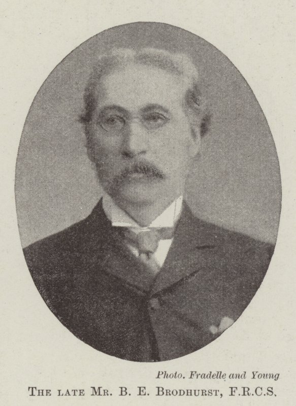 Avdøde Mr B E Brodhurst, FRCS av English Photographer