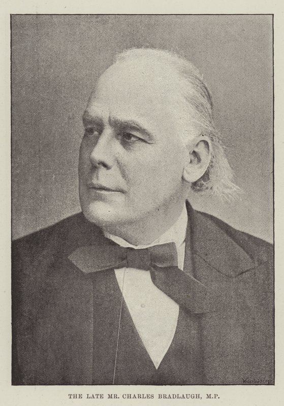 Avdøde Charles Bradlaugh, MP av English Photographer