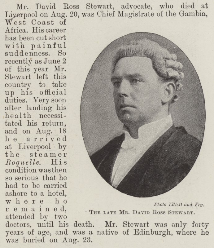 Avdøde David Ross Stewart av English Photographer