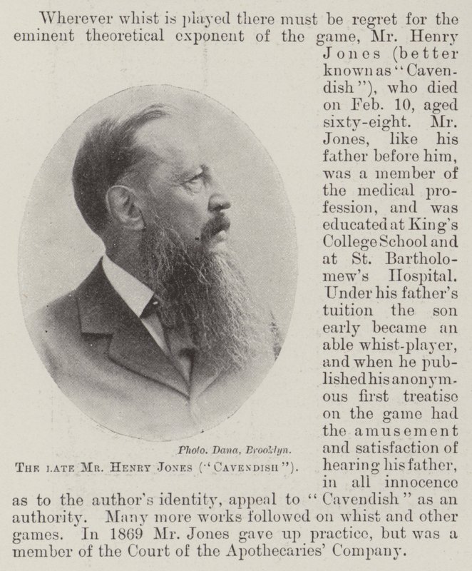 Avdøde Mr Henry Jones (Cavendish) av English Photographer