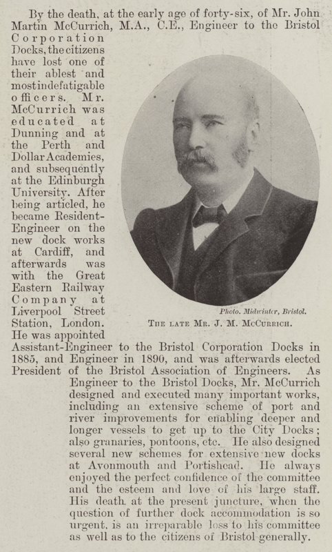 Avdøde Mr J M McCurrich av English Photographer