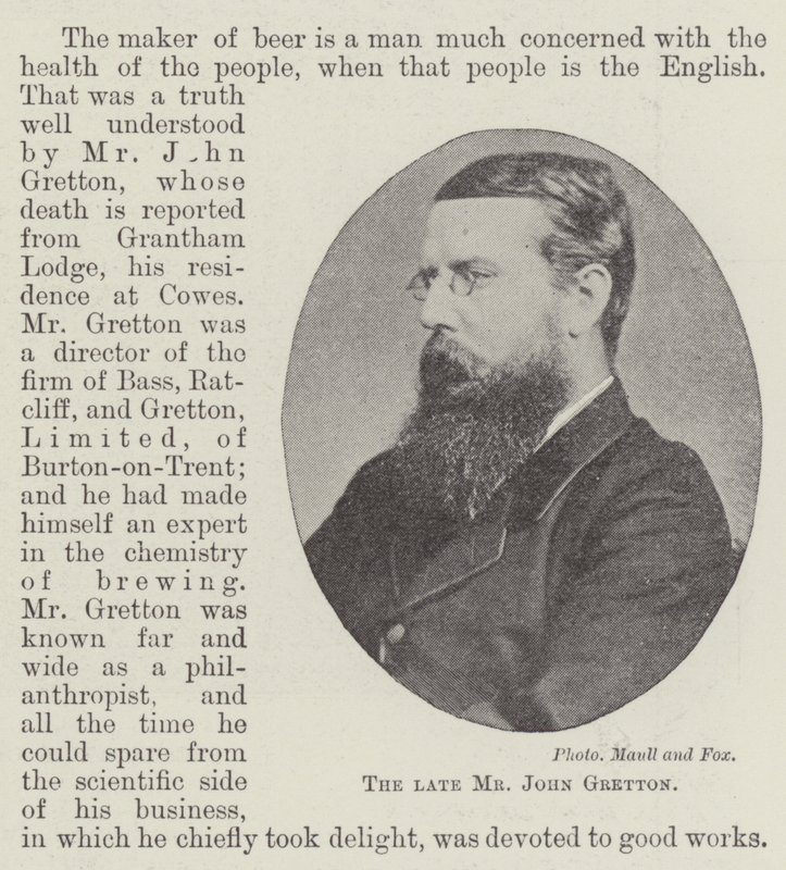 Avdøde Mr John Gretton av English Photographer