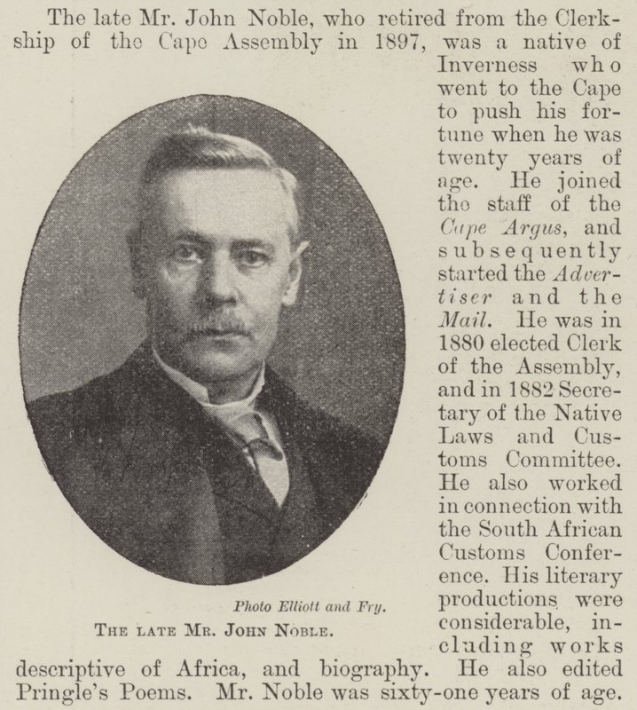 Avdøde Mr John Noble av English Photographer
