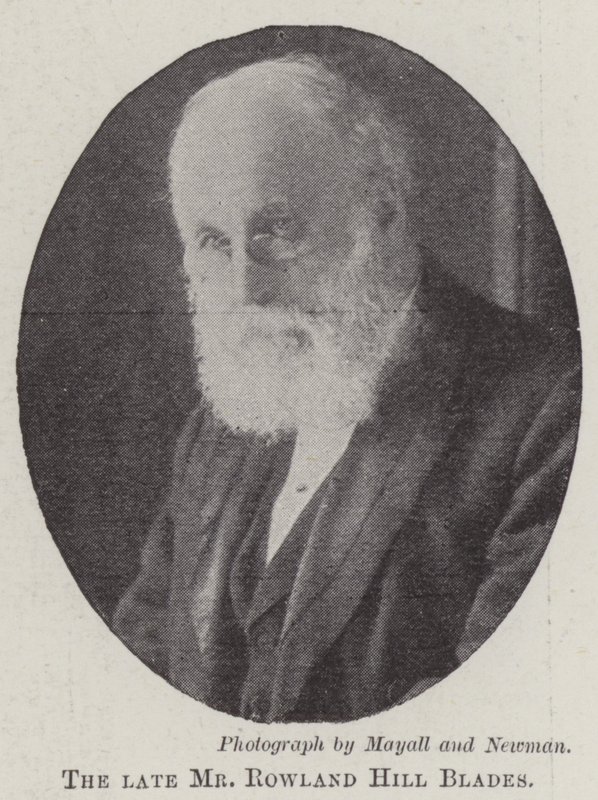 Avdøde Mr Rowland Hill Blades av English Photographer