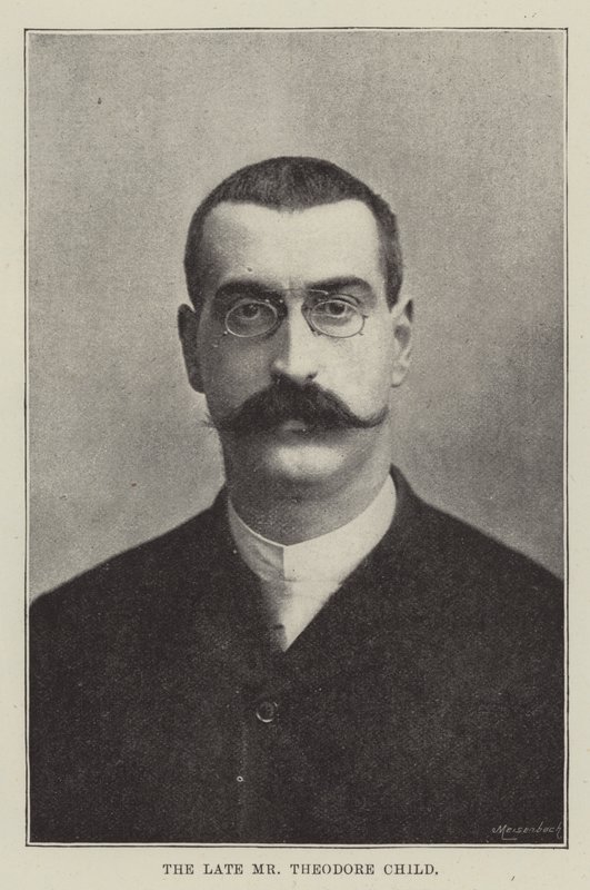 Avdøde Theodore Child av English Photographer