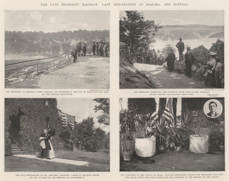 Avdøde president McKinley, siste opptreden i Niagara og Buffalo av English Photographer