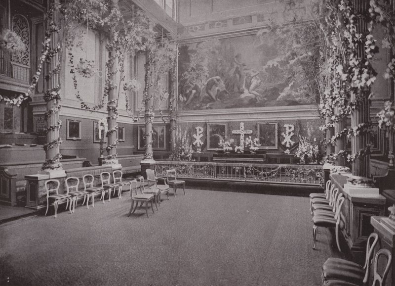 Avdøde dronning Victorias private kapell, Buckingham Palace av English Photographer