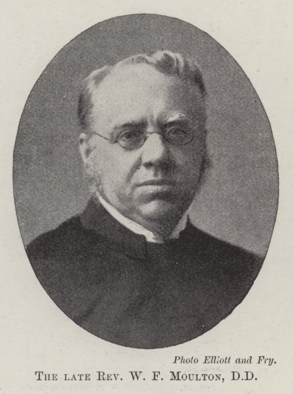 Avdøde pastor WF Moulton, DD av English Photographer