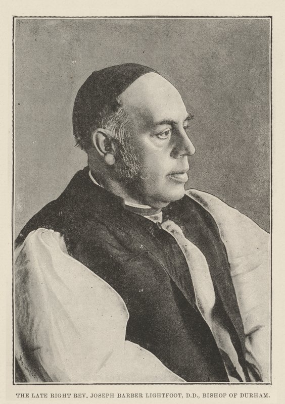 Den avdøde høyre pastor Joseph Barber Lightfoot, DD, biskop av Durham av English Photographer