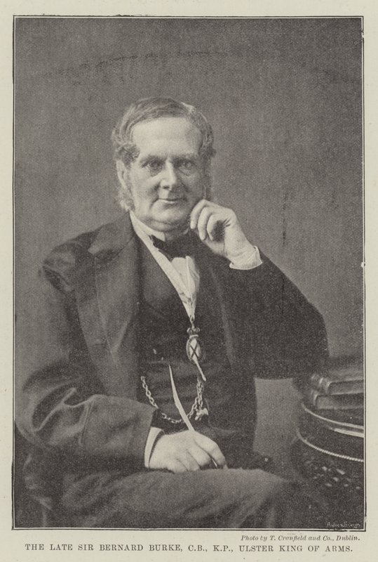 Avdøde Sir Bernard Burke, CB, KP, Ulster King of Arms av English Photographer