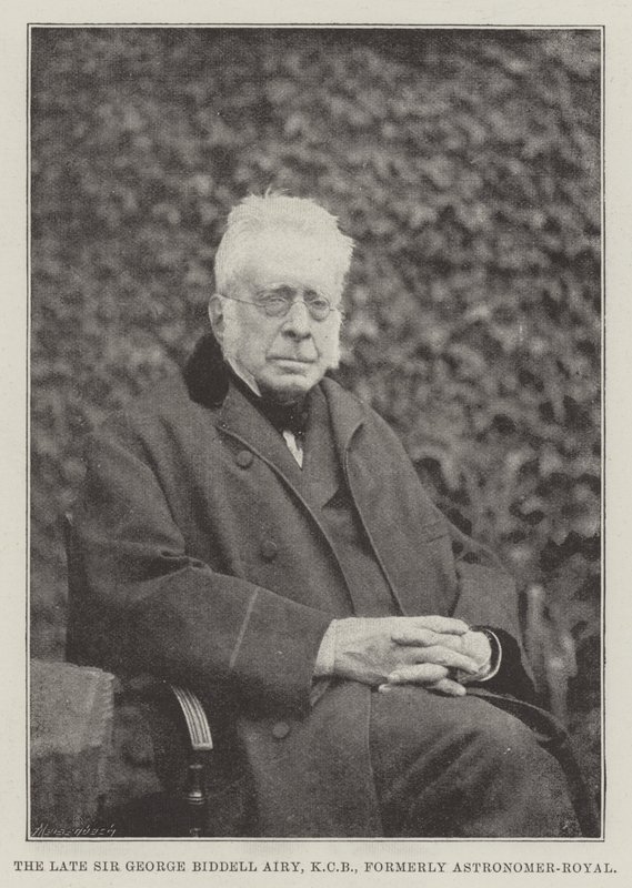 Avdøde Sir George Biddell Airy, KCB, tidligere Astronomer-Royal av English Photographer