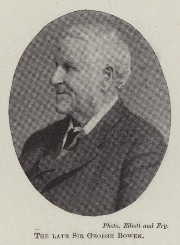 Avdøde Sir George Bowen av English Photographer