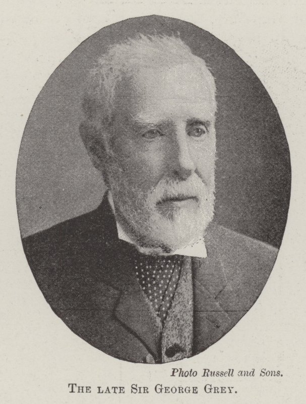 Avdøde Sir George Gray av English Photographer