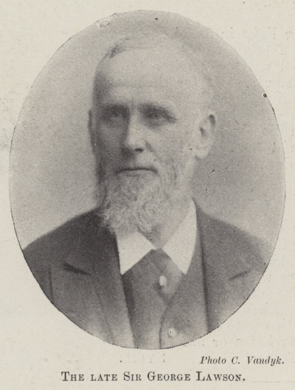 Avdøde Sir George Lawson av English Photographer