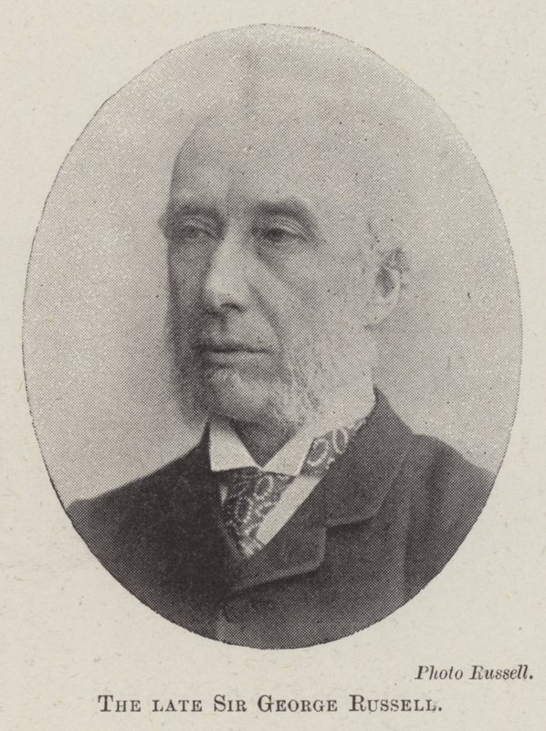 Avdøde Sir George Russell av English Photographer