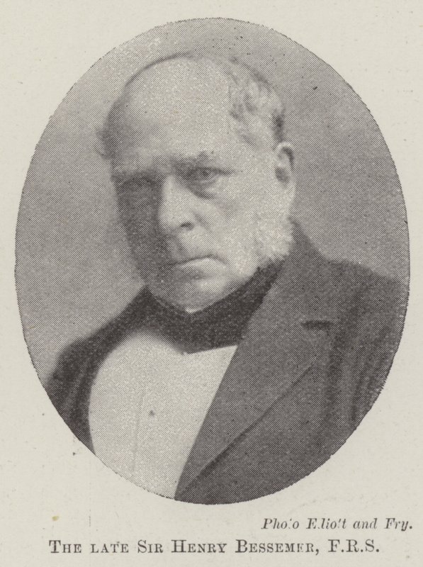 Avdøde Sir Henry Bessemer, FRS av English Photographer