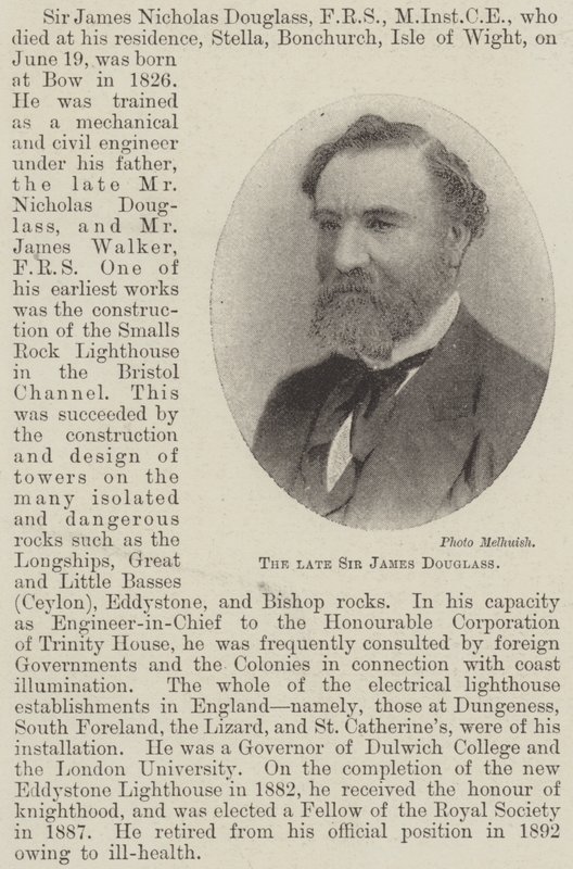 Avdøde Sir James Douglass av English Photographer