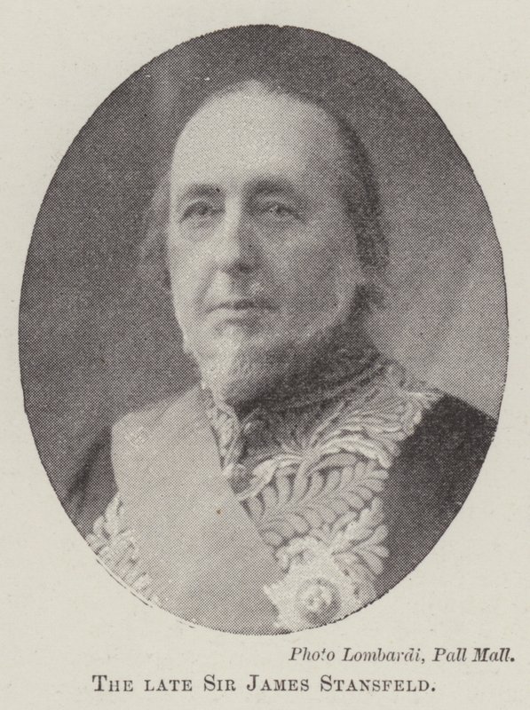 Avdøde Sir James Stansfeld av English Photographer