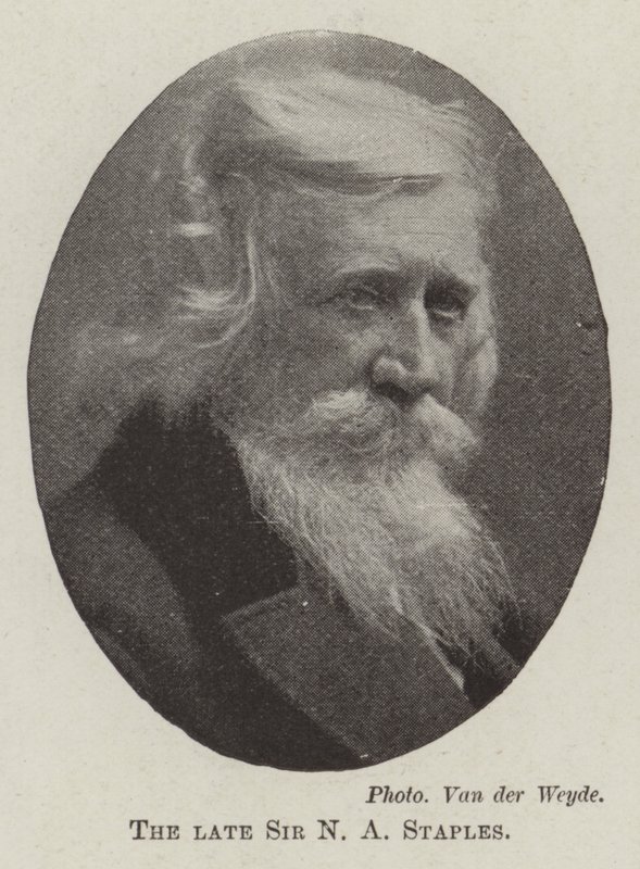 Avdøde Sir N A Staples av English Photographer