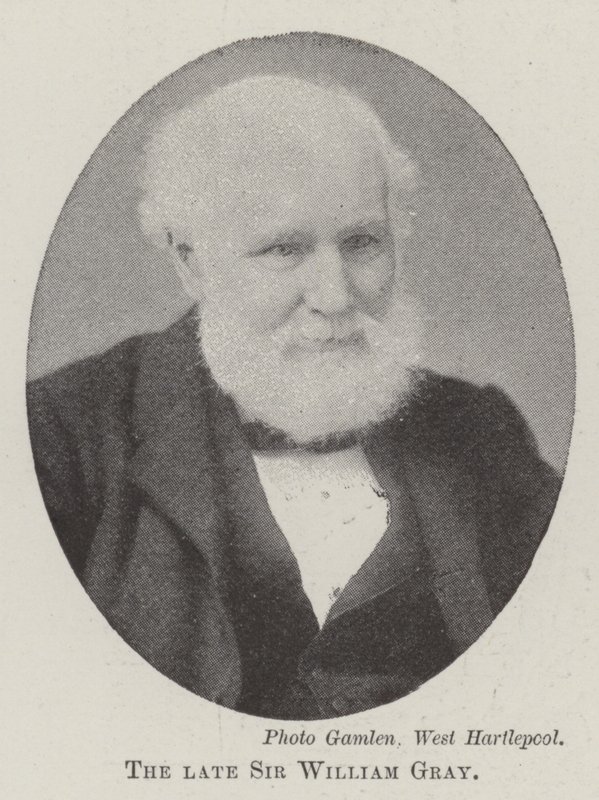 Avdøde Sir William Gray av English Photographer