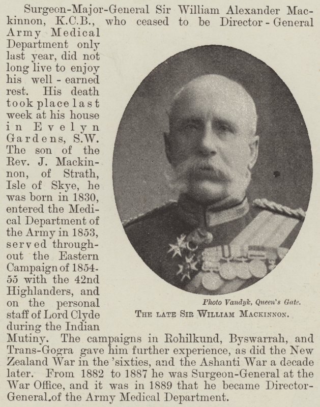 Avdøde Sir William Mackinnon av English Photographer