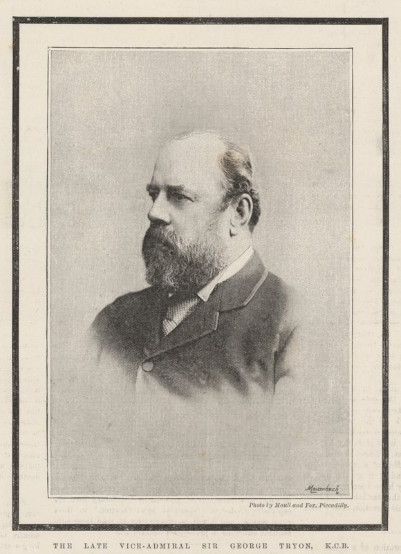 Avdøde viseadmiral Sir George Tryon, KCB av English Photographer