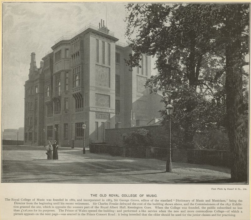 Den gamle Royal College of Music av English Photographer