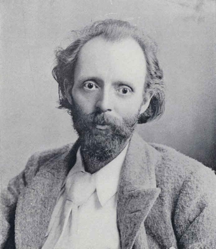 Thomas Henry Hall Caine (s/hvitt bilde) av English Photographer