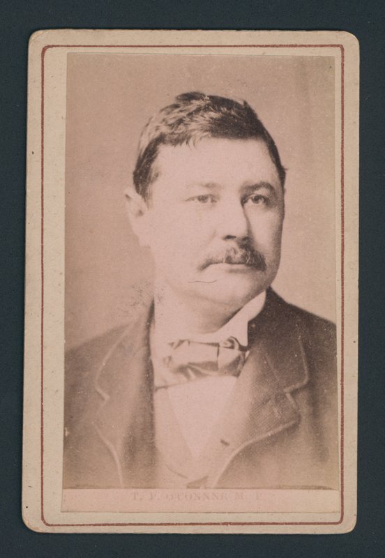 Thomas OConnor, irsk nasjonalist, visittkort av English Photographer